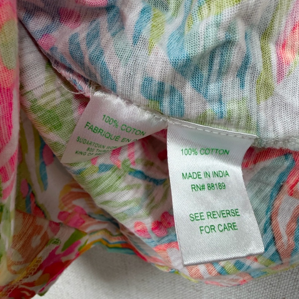 NWT Lilly Pulitzer Multicolor Tropical Tank - Picture 3 of 6